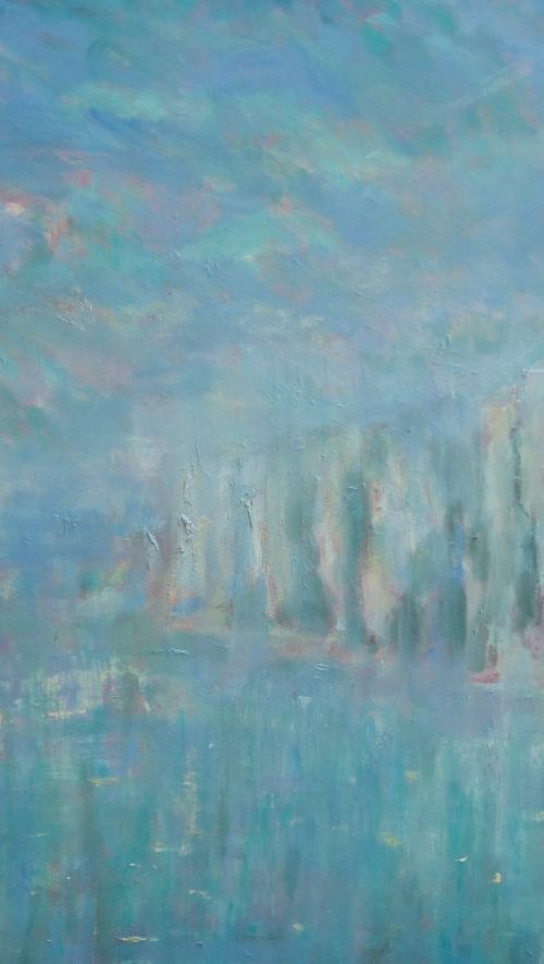 Warm And Misty Cliffs by Nikki Wheeler