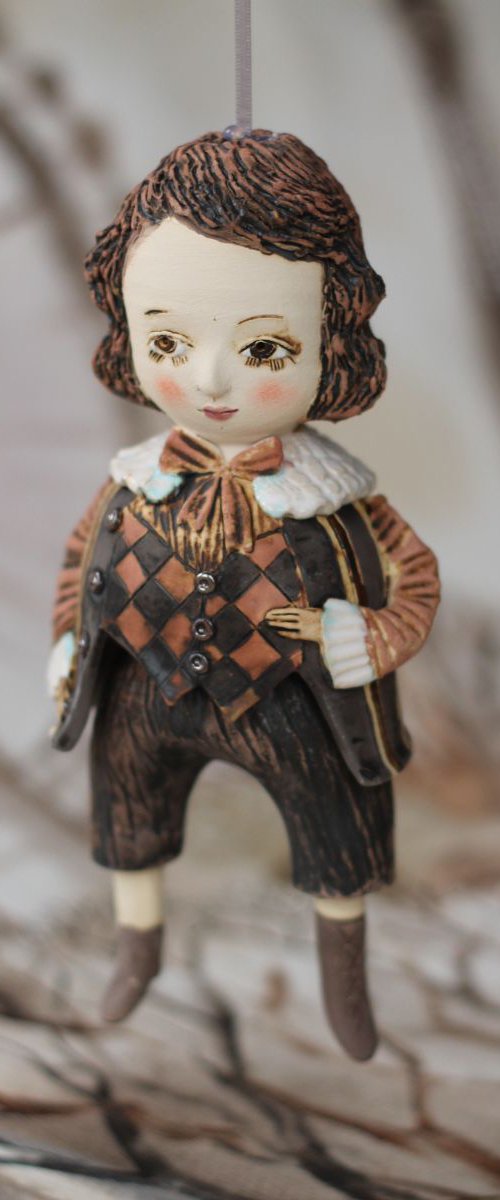 Vintage boy from "Le Carousel, Hommage à l'Innocence" project by Elya Yalonetski by Elya Yalonetski