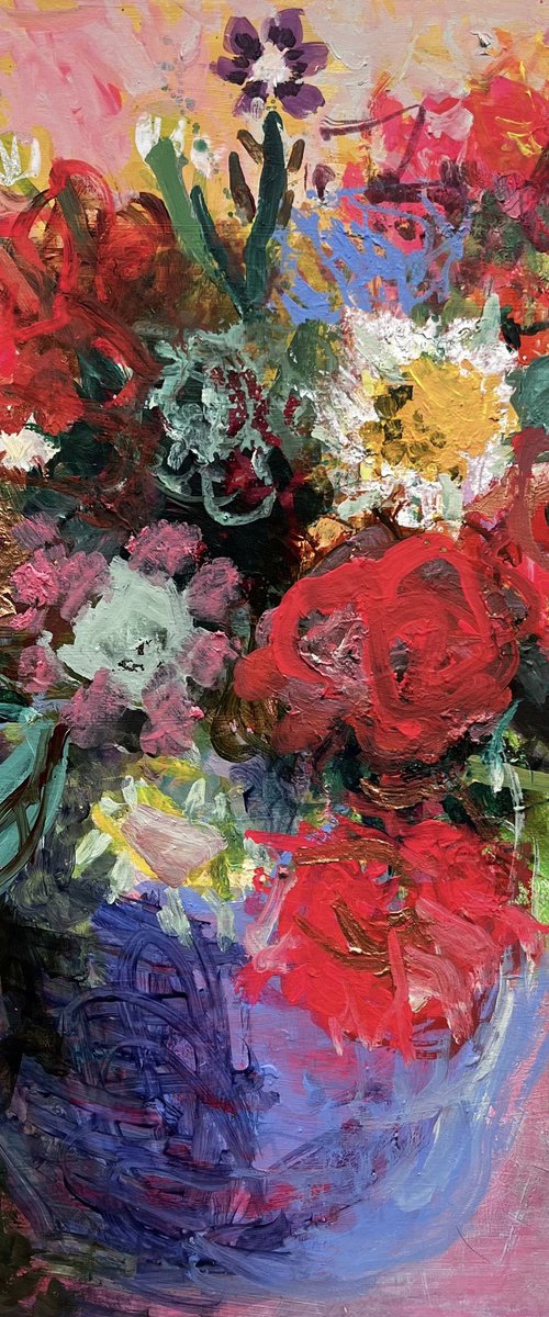 Flower in a PInk Room by Sandy Dooley