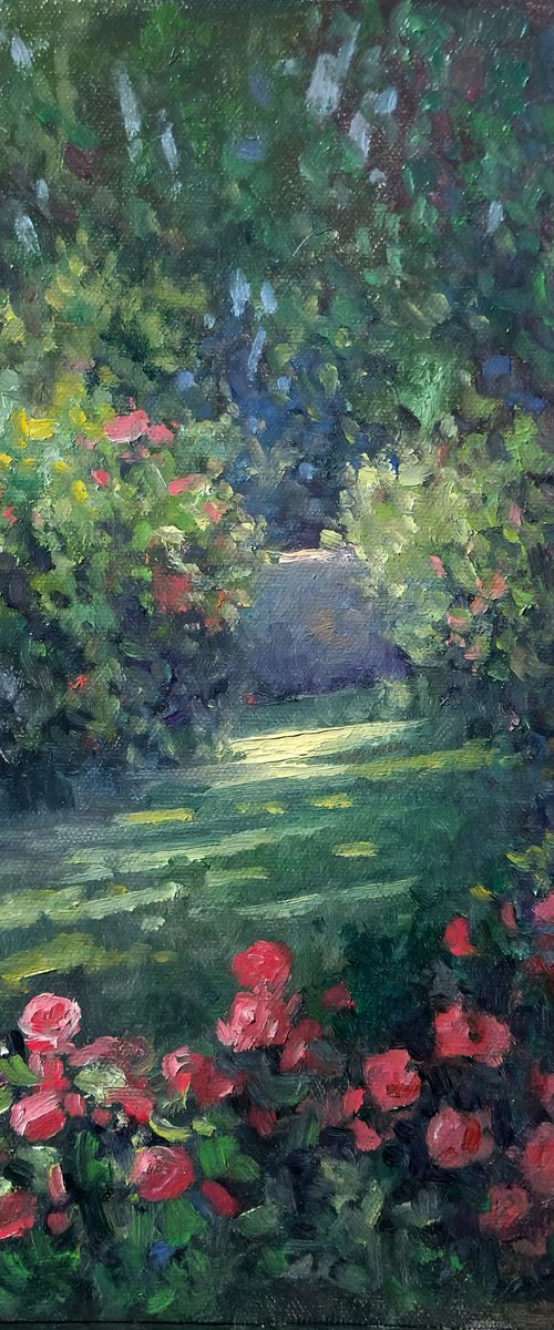 Rose Garden at Valsaintes by Pascal Giroud