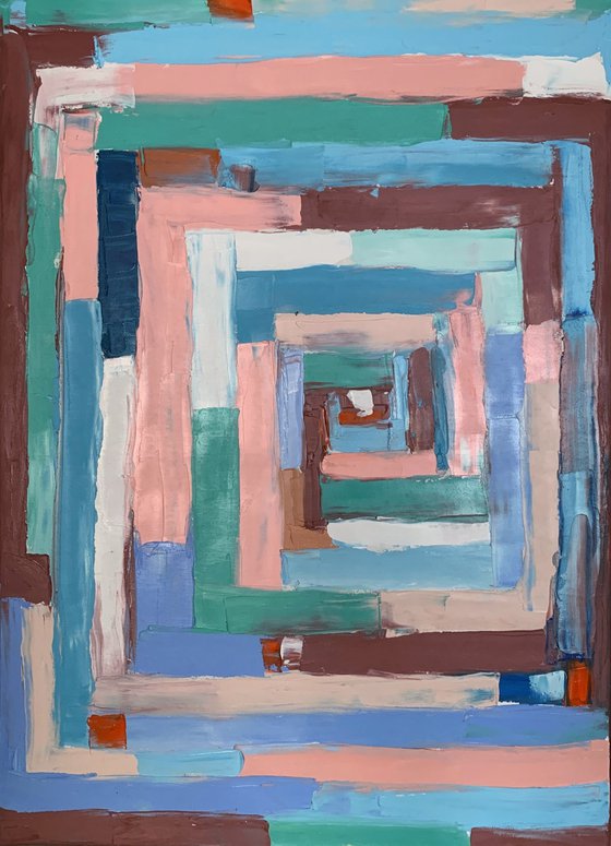 Colorful maze.