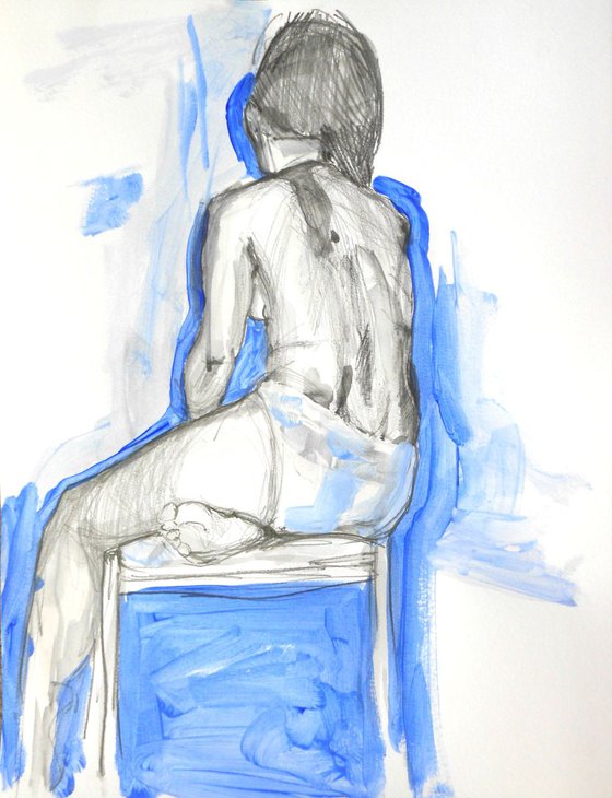 Nude from the back No3