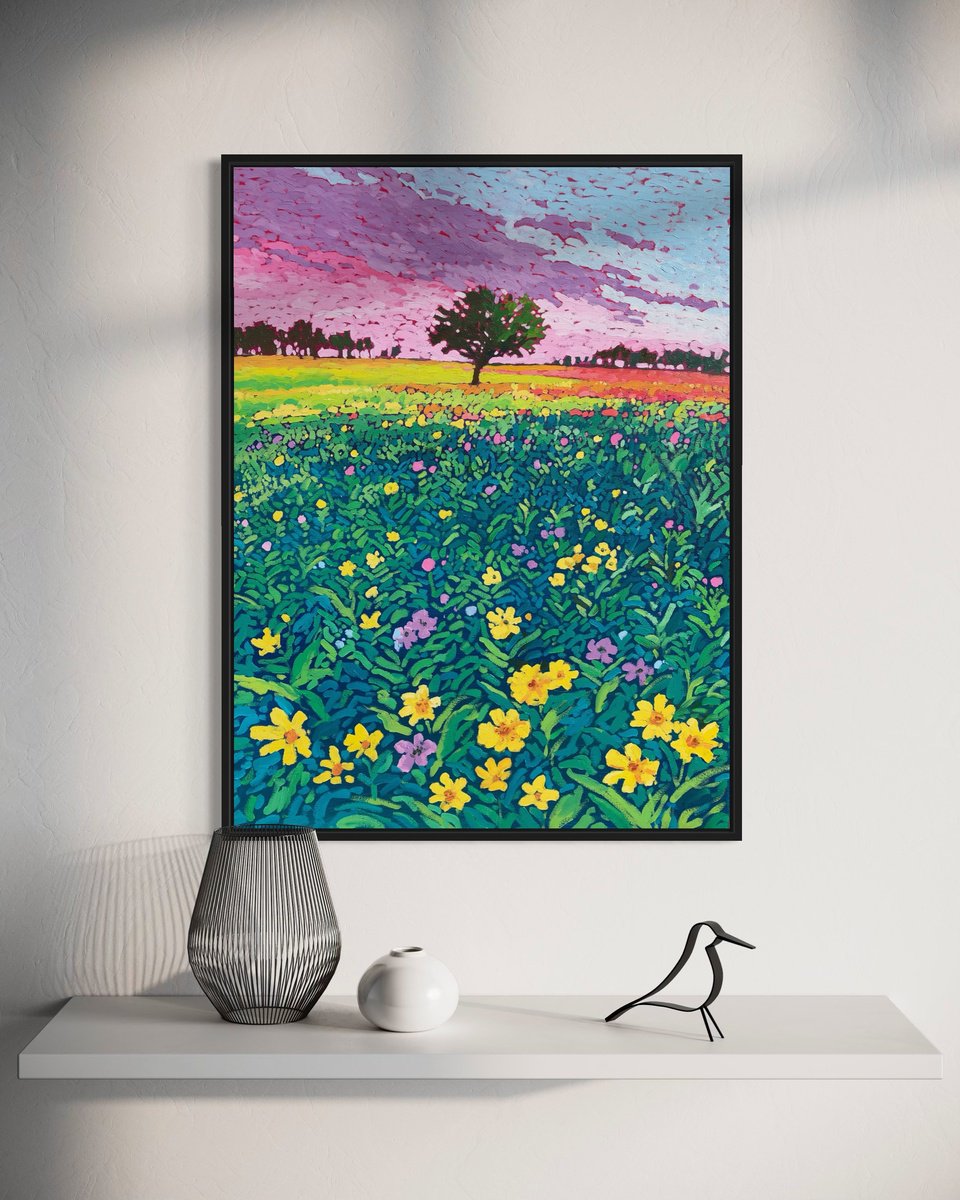 Blooming Fields By Volodymyr Smoliak, 24 X 31, Artwork For Sale On Artfinder