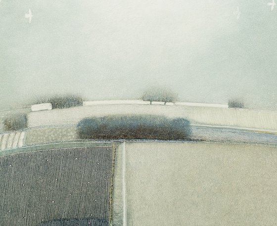 In the haze, when the first rays