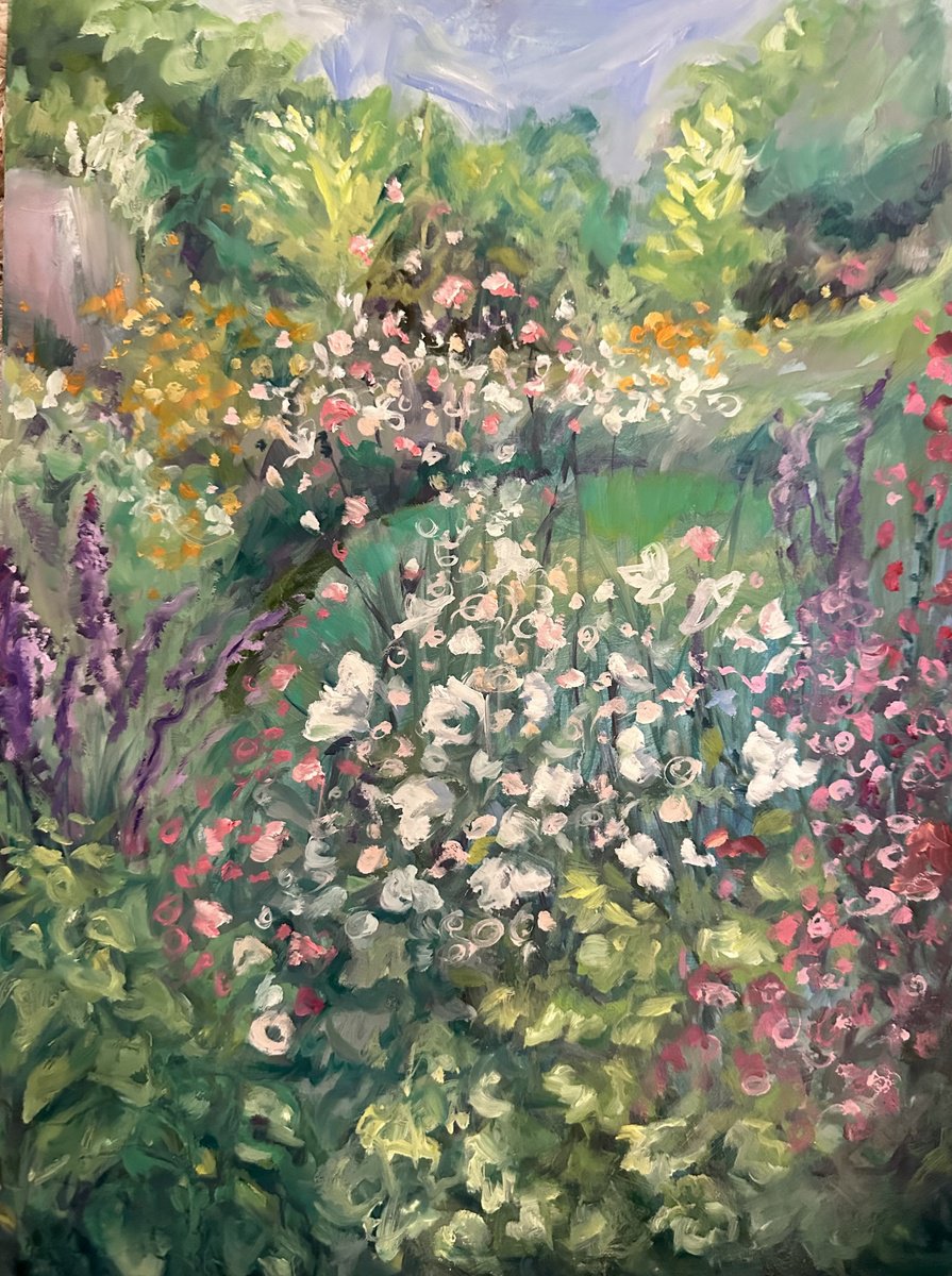 Glorious English Summer By Clare Hoath, 12 X 17, Artwork For Sale On Artfinder
