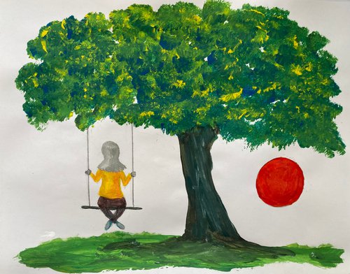 Tree Swing by Alan Horne Art Originals