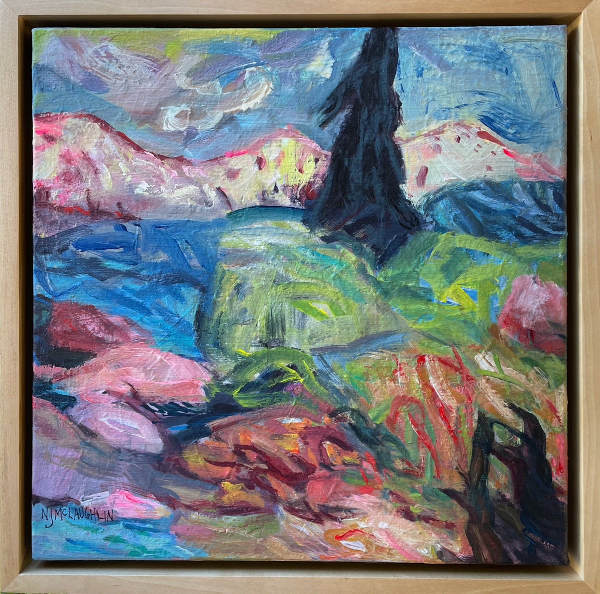 Wild Island By Nancy J. Mclaughlin, 13 X 13, Artwork For Sale On Artfinder