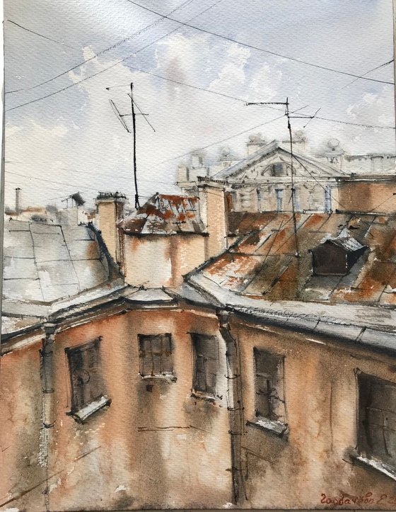 Roofs of St. Petersburg. № 1