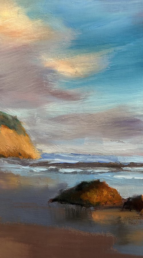 Crystal Cove Dusk by Grace Diehl