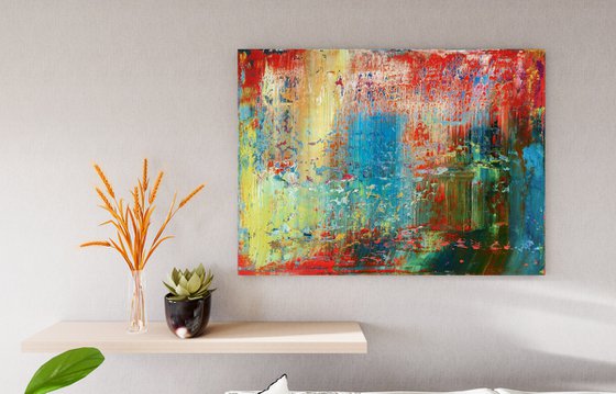60x45 cm | 23.5 x 17.5″ Abstract Oil Painting Original Canvas Art
