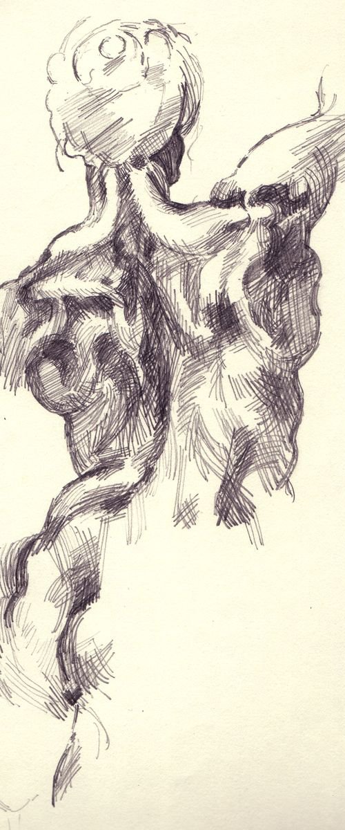 Study after Michelangelo by Kenneth Hay