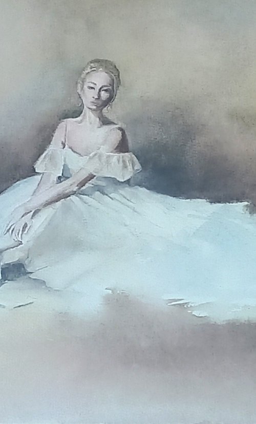 Serenity in White by Anastasia Beytuzun