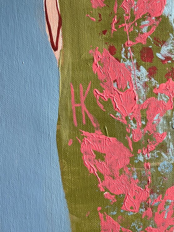 Grandmothe Mother Daughter original Painting