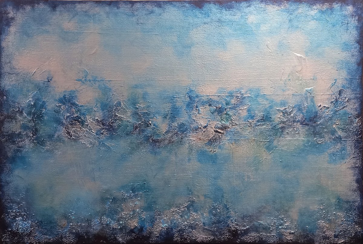 Blue Bay Textured by Susan Wooler