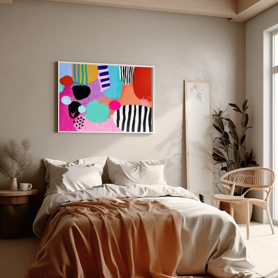 Vibrant Bold Canvas