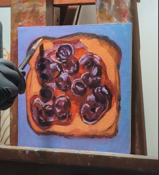 Blueberry sandwich