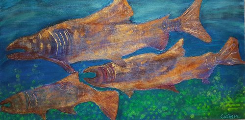 "Salmon Run" by Cathy Maiorano