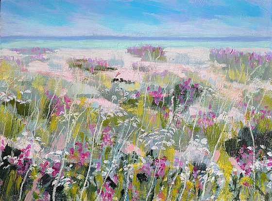 Summer Wildflower Beach