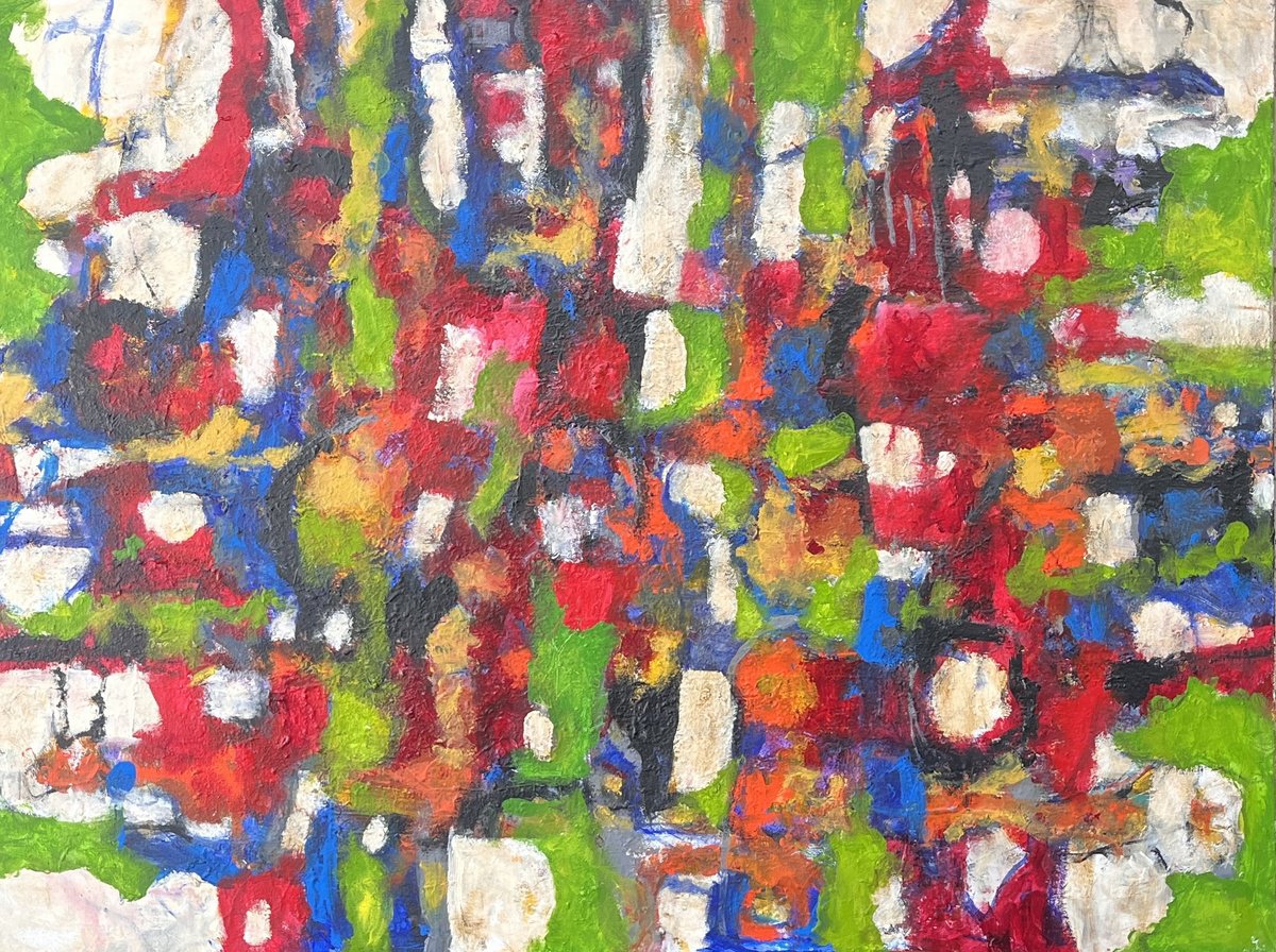 Beyond Green 19 By Jeffrey Davies, 40 X 30, Artwork For Sale On Artfinder