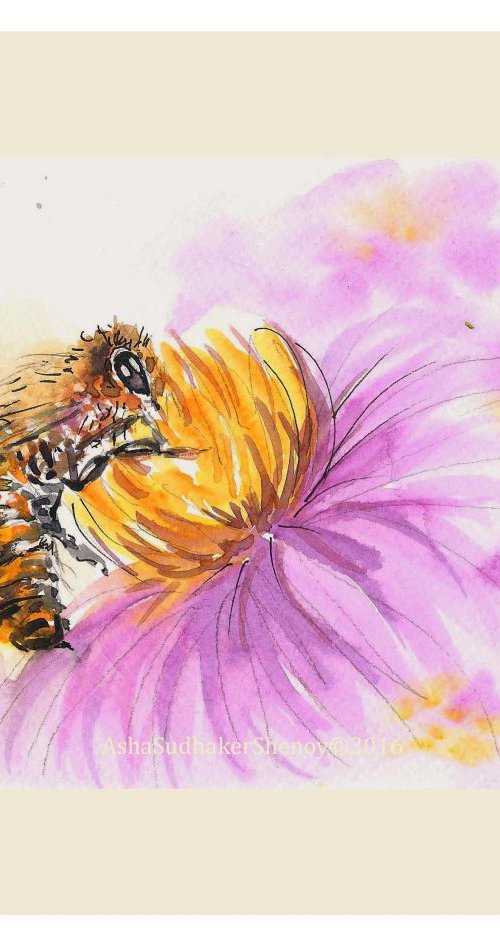 The bumblebee - To Bee or not to bee by Asha Shenoy