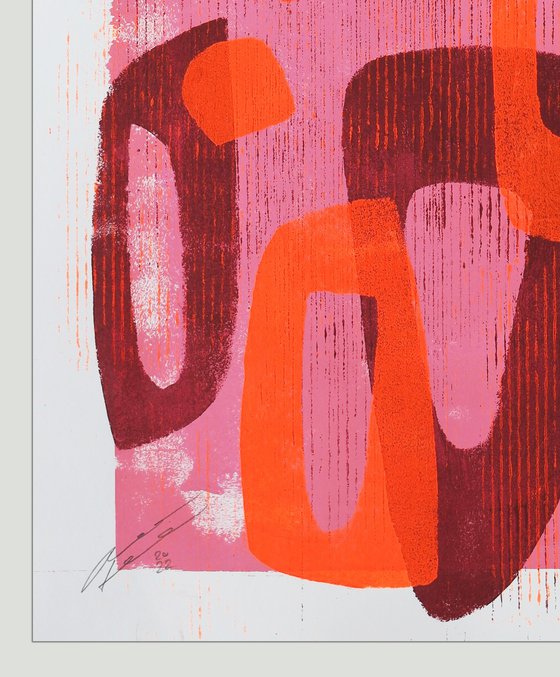 Round & Round Neon Orange