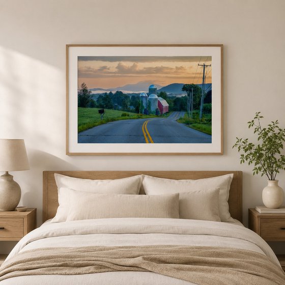 Down the Road, Waitsfield, 61 x 41