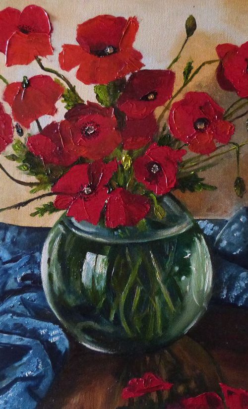 Bouquet of poppies by Isabelle Boulanger