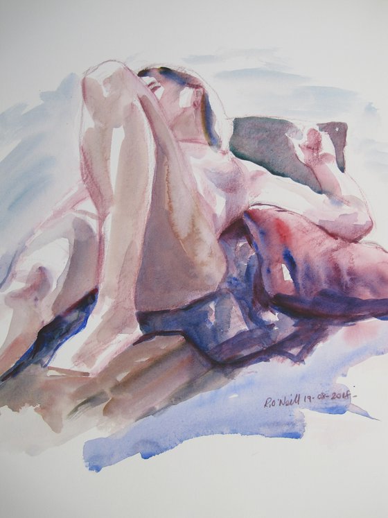 Reclining female nude