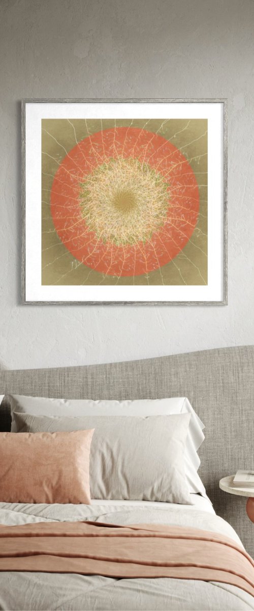 Floral Mandala #1 by Louise O'Gorman