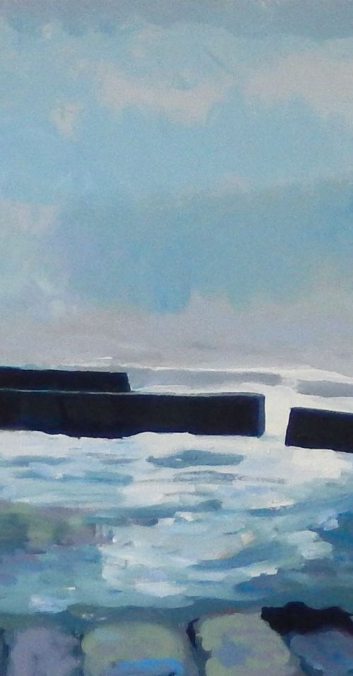Cellardyke Harbour, Fife. by Stephen Howard Harrison