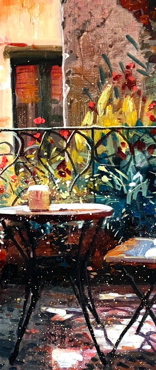 Balcony in Morning Light by Paul Cheng
