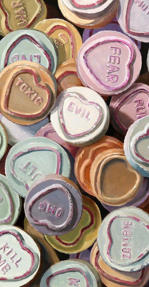 Apocalyptic Love Hearts by Tom Clay