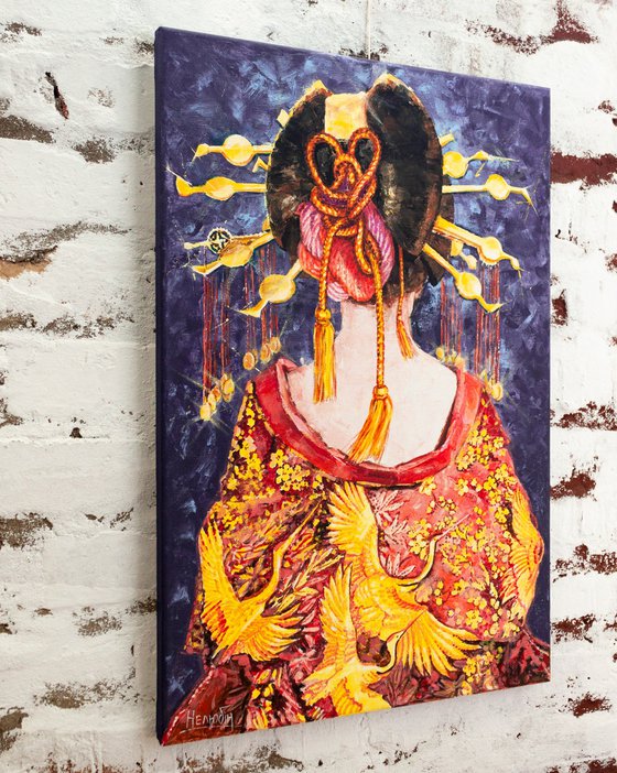 Woman in kimono