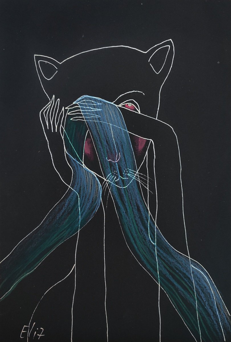 Surrealistic Drawing , I See You By Elisheva Nesis, 9 X 13, Artwork For Sale On Artfinder
