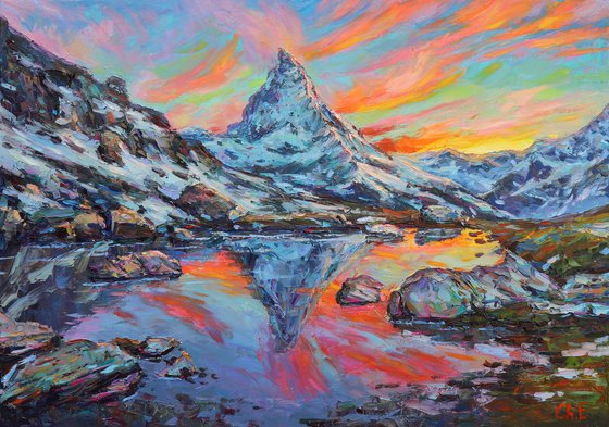 "Evening Mountains"