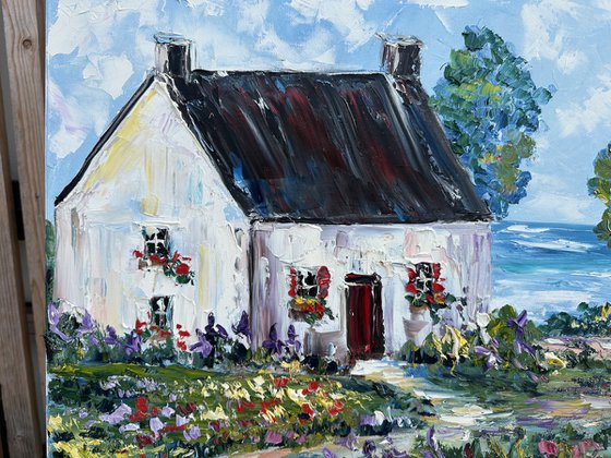 Cute house on the coast