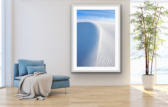 White Wave, White Sands - FRAMED - Limited Edition