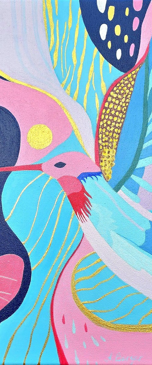 Olympic Hummingbird by Anna Burger