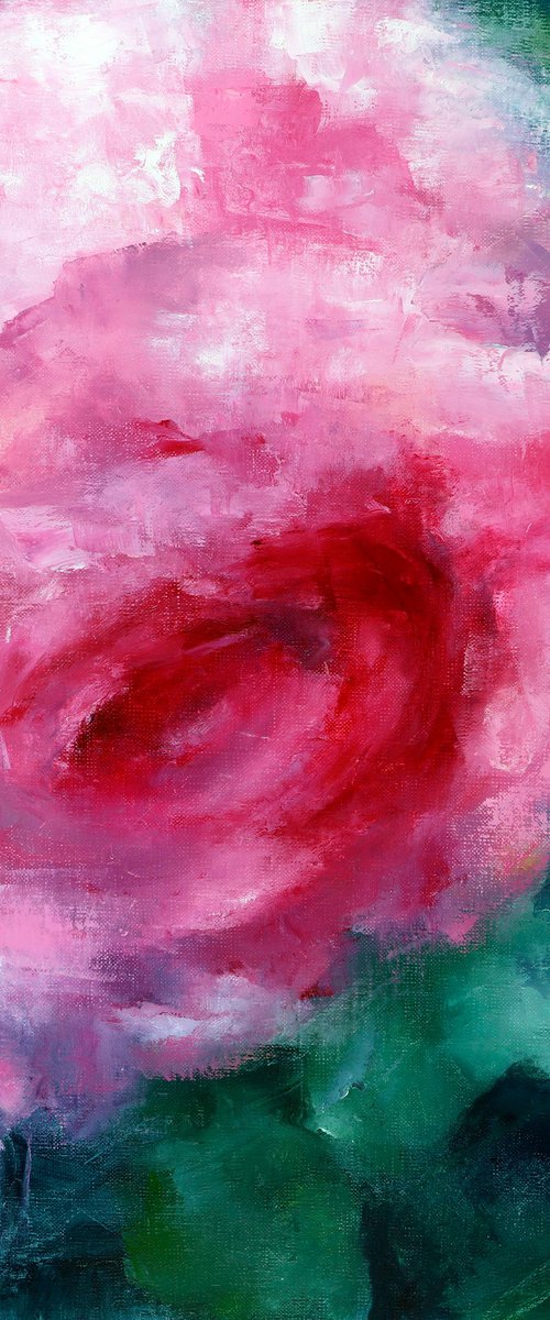 Rose painting by Anna Lubchik