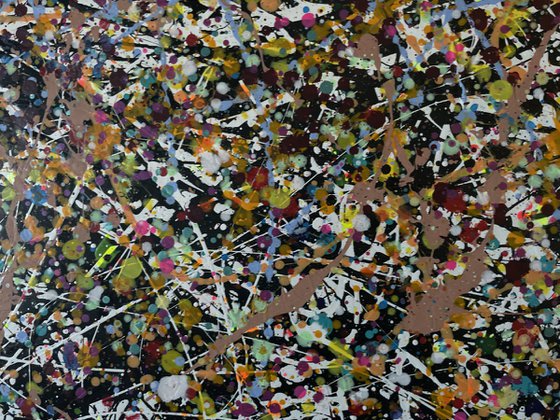 Broken Euphoria on a Black Background