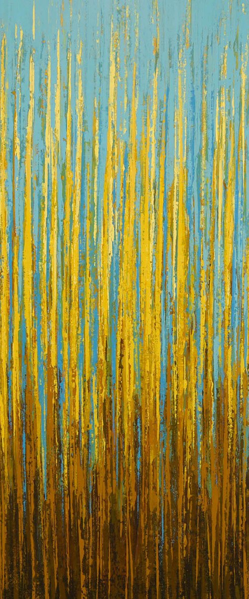 Autumn Gold - Color Field by Suzanne Vaughan