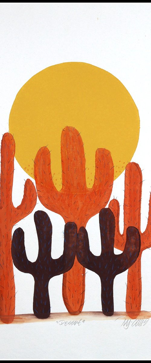 Desert Cactus by Mariann Johansen-Ellis