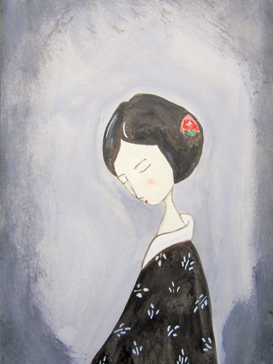 The girl in the dark