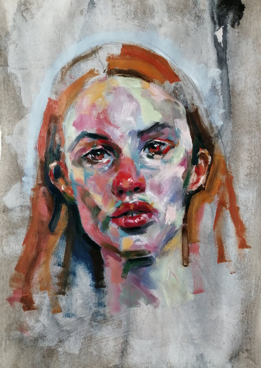 Portrait in oil 26 by Lee Jenkinson