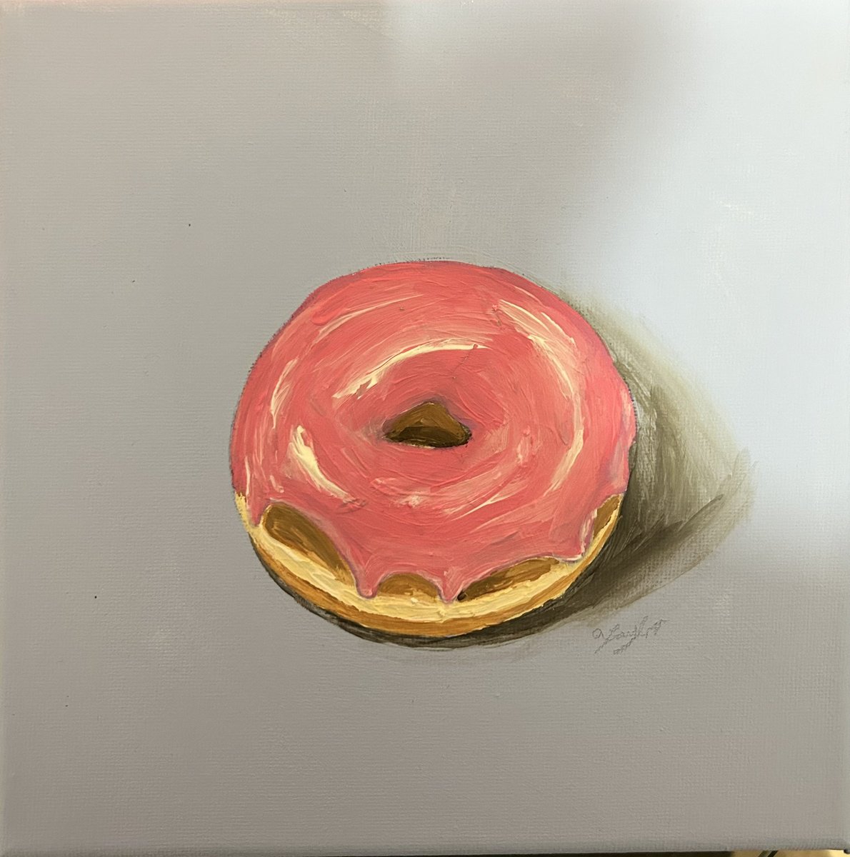 Donut painting by Amelia Taylor