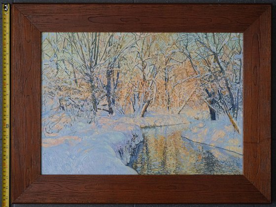 A sunny day on the Chertanovka River