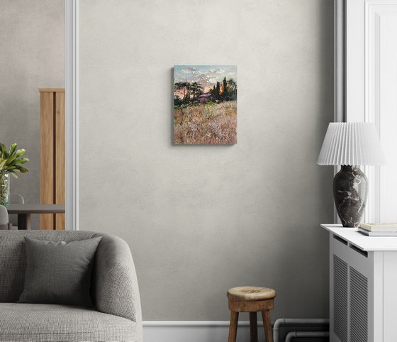 Italian Countryside at Sunset