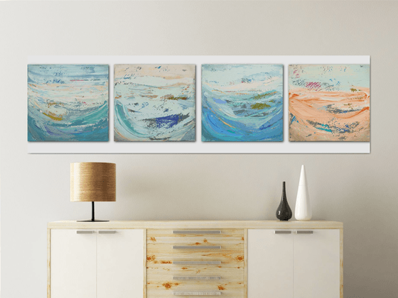 Four emotional seascapes