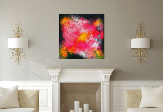 100x100cm. / abstract painting  / Episode 70