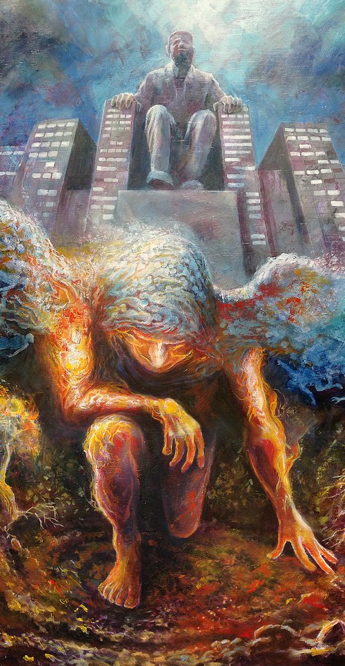 Mass Extinction 6 - The burning angel by Daniel Loveday